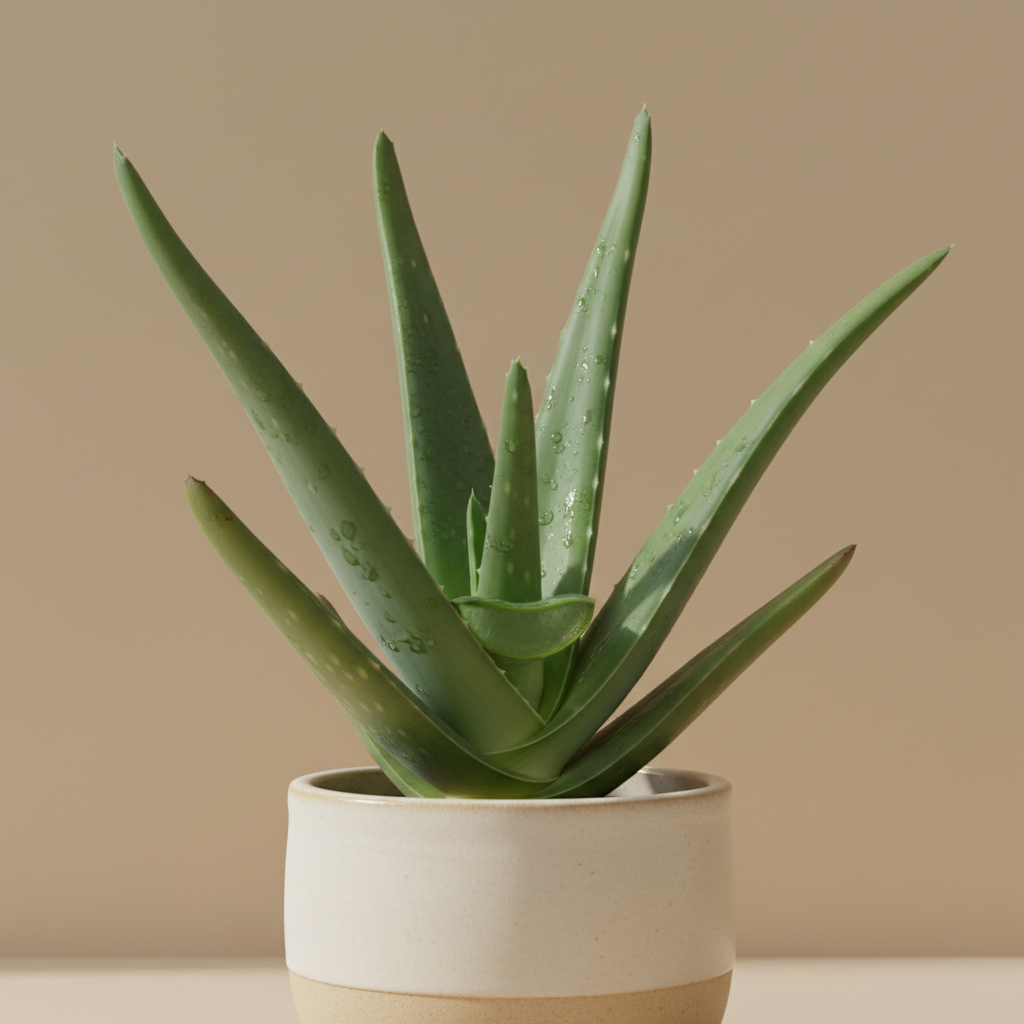 Aloe vera botanical image