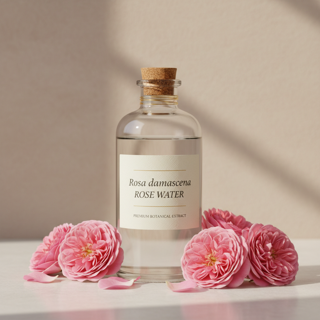 Rosa damascena rose water